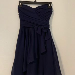 Navy Blue Homecoming Dress